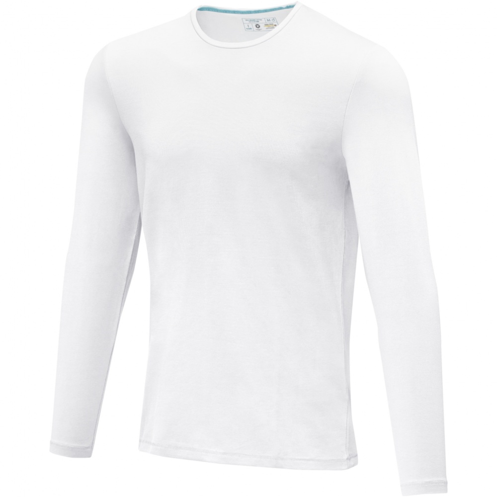 Logo trade mainostuotet tuotekuva: Ponoka long sleeve men's organic t-shirt