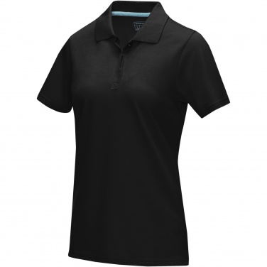 Logotrade liikelahja mainoslahja kuva: Graphite short sleeve women’s organic polo