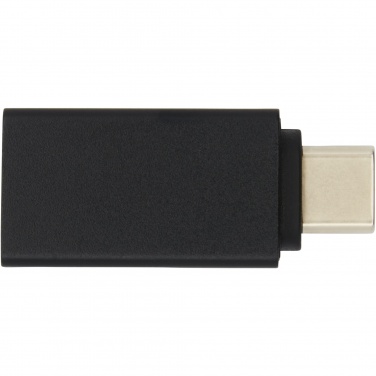 Logotrade mainoslahja tuotekuva: ADAPT alumiininen USB-C-USB-A 3.0 -sovitin