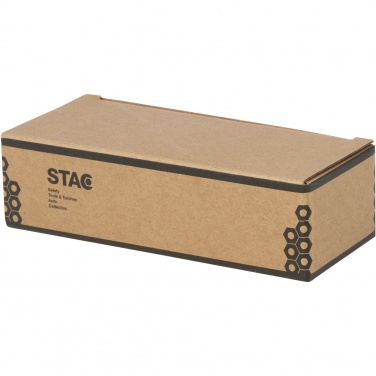 Logotrade liikelahjat mainoslahjat tuotekuva: Helios kierrätetystä muovista valmistettu aurinkodynamotaskulamppu karbiinihaalla