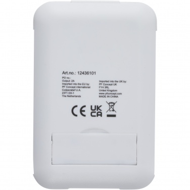 Logo trade mainoslahja ja liikelahja tuotekuva: Savvy kierrätysmuovista valmistettu modulaarinen latauskaapeli puhelintelineellä