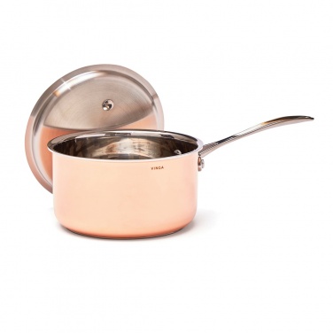 Logo trade mainoslahjat ja liikelahjat kuva: VINGA Baron kuparinen kastikekattila