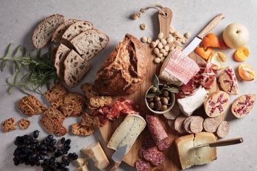 Logo trade liikelahja mainoslahja tuotekuva: VINGA Buscot pyöreä leikkuu-/tarjoilulauta