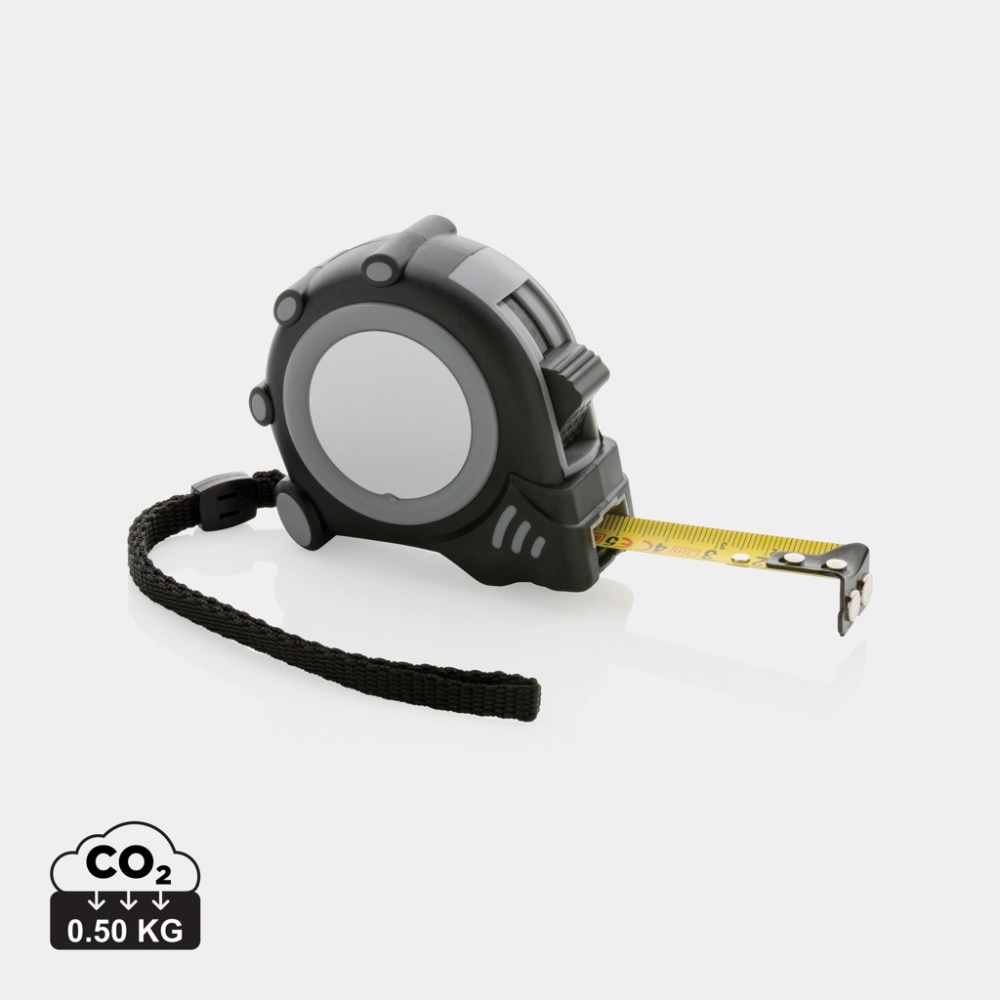 Logo trade liikelahja kuva: RCS 3M/16 mm mittanauha kierrätetystä muovista