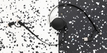 Logo trade mainostuotet tuotekuva: RCS 6-in-1 kaapeli kierrätetystä muovista ja TPE:stä