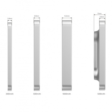 Logo trade mainoslahjat tuotekuva: Urban Vitamin Malibu 5000mAh virtapankki RCS materiaaleista