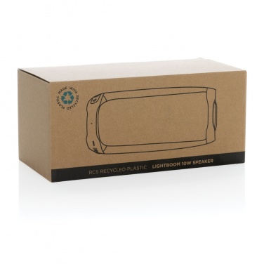 Logotrade mainoslahja tuotekuva: RCS Lightboom 10W kaiutin kierrätetystä muovista