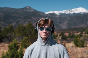 Logo trade mainoslahja ja liikelahja tuotekuva: RCS Elite taitettavat langattomat kuulokkeet Rmuovista