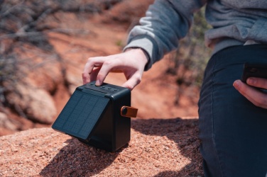 Logotrade liikelahja mainoslahja kuva: Skywave aurinkovoimakaiutin 12W RCS kierrätetystä muovista