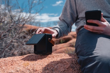 Logotrade liikelahjat mainoslahjat tuotekuva: Skywave aurinkovoimakaiutin 12W RCS kierrätetystä muovista