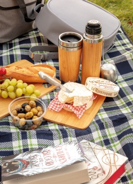 Logotrade mainoslahja tuotekuva: Bambusta valmistettu matkatermospullo