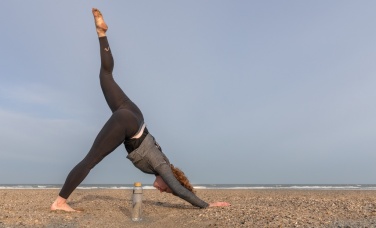 Logotrade mainoslahja tuotekuva: Impact borosilikaattilasipullo bambukannella