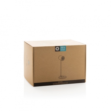 Logotrade liikelahja mainoslahja kuva: Zenara RCS 15W langaton pöytälamppu kierrätysmuovia/korkkia