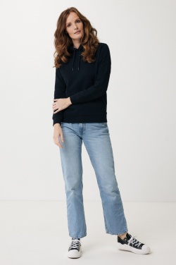 Logotrade mainoslahja ja liikelahja kuva: Iqoniq Rila kevyt huppari kierrätetystä puuvillasta