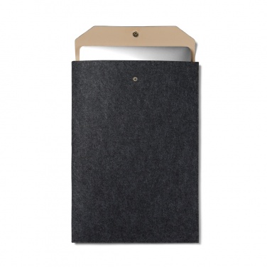 Logo trade mainoslahja ja liikelahja tuotekuva: VINGA Albon GRS kierrätyshuopa 17" tietokonekotelo