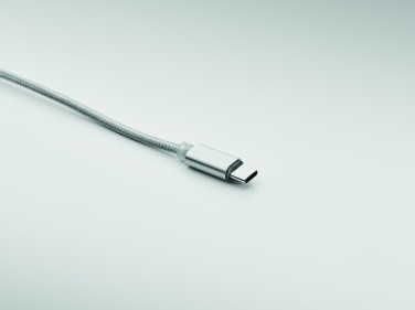 Logotrade mainoslahjat kuva: 2 in 1 pitkä latauskaapeli