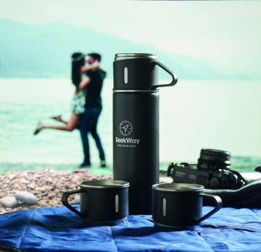 Logo trade liikelahja mainoslahja tuotekuva: Termospullo ja mukit