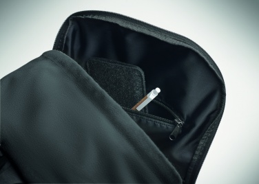 Logo trade mainostuotet tuotekuva: 15 tuuman kannettava reppu kierrätetystä esikulutetusta puuvillasta mukautettavalla painatuksella