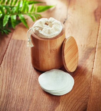 Logo trade liikelahjat tuotekuva: Bambu vanulappu rasia