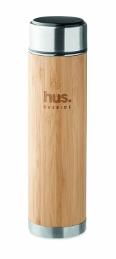 Logo trade liikelahjat mainoslahjat kuva: Bambu termospullo 480 ml PANAY