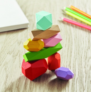 Logo trade liikelahja kuva: Pinottavat puukivet