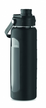 Logo trade mainoslahja ja liikelahja tuotekuva: Lasipullo hylsyllä 750 ml