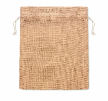 Logotrade mainoslahjat kuva: Pieni juuttilahjapussi