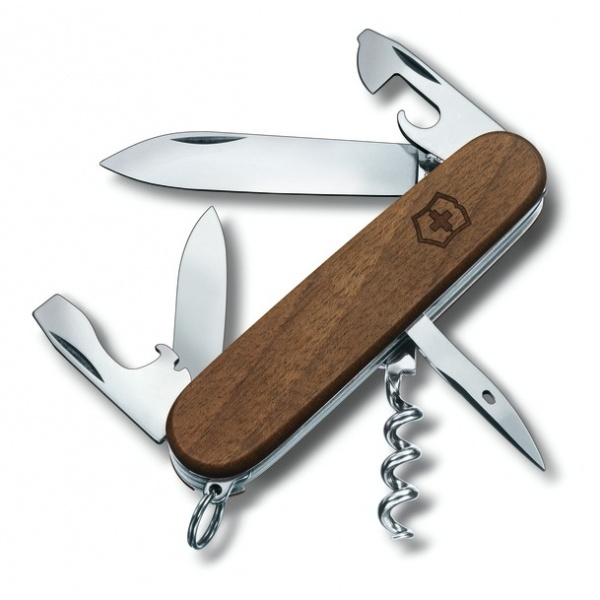 Logo trade liikelahja mainoslahja tuotekuva: Taskuveitsi Spartan Wood Victorinox