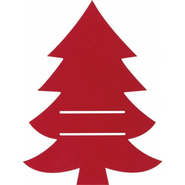 Logo trade liikelahjat tuotekuva: Ruokailuvälinetyyny joulukuusen muotoinen DUFFEL