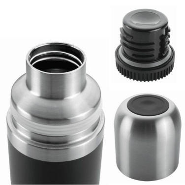 Logotrade mainostuotet kuva: Tyhjiöpullo DINARA Schwarzwolf