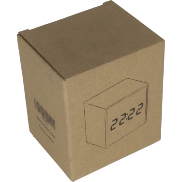 Logo trade mainoslahja ja liikelahja tuotekuva: Pöytäkello CHARLESTON