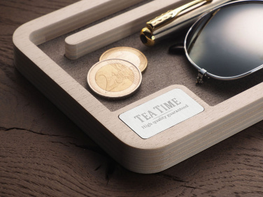 Logotrade liikelahja mainoslahja kuva: Puinen työpöydän järjestäjä 1818121