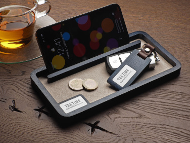 Logo trade mainoslahja ja liikelahja tuotekuva: Puinen työpöydän järjestäjä 1818121