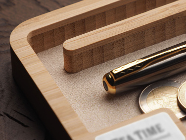 Logo trade liikelahjat tuotekuva: Puinen työpöydän järjestäjä 1818292