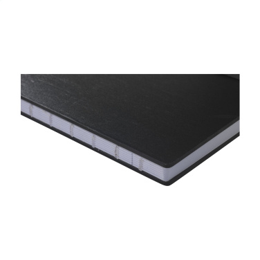 Logotrade liikelahjat kuva: Bamboo Journal Naked Spine Paper Notebook Musta A5