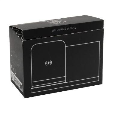 Logo trade liikelahjat mainoslahjat kuva: Bamboo Boss 15W laturi/kynäpidike