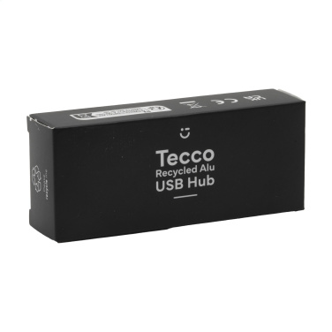 Logo trade liikelahja mainoslahja tuotekuva: Tecco GRS Kierrätetty Alu USB Hub