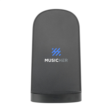 Logo trade liikelahja kuva: Triple-Up RCS kierrätetty ABS-langaton latausteline