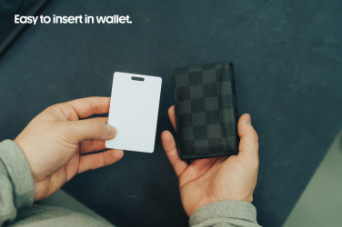 Logo trade liikelahjat tuotekuva: Findcard RCS kierrätysmuovinen tavaranseurantakortti