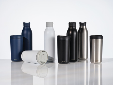 Logotrade mainostuote tuotekuva: Avira Alix RCS re-steel click tumbler 400ML