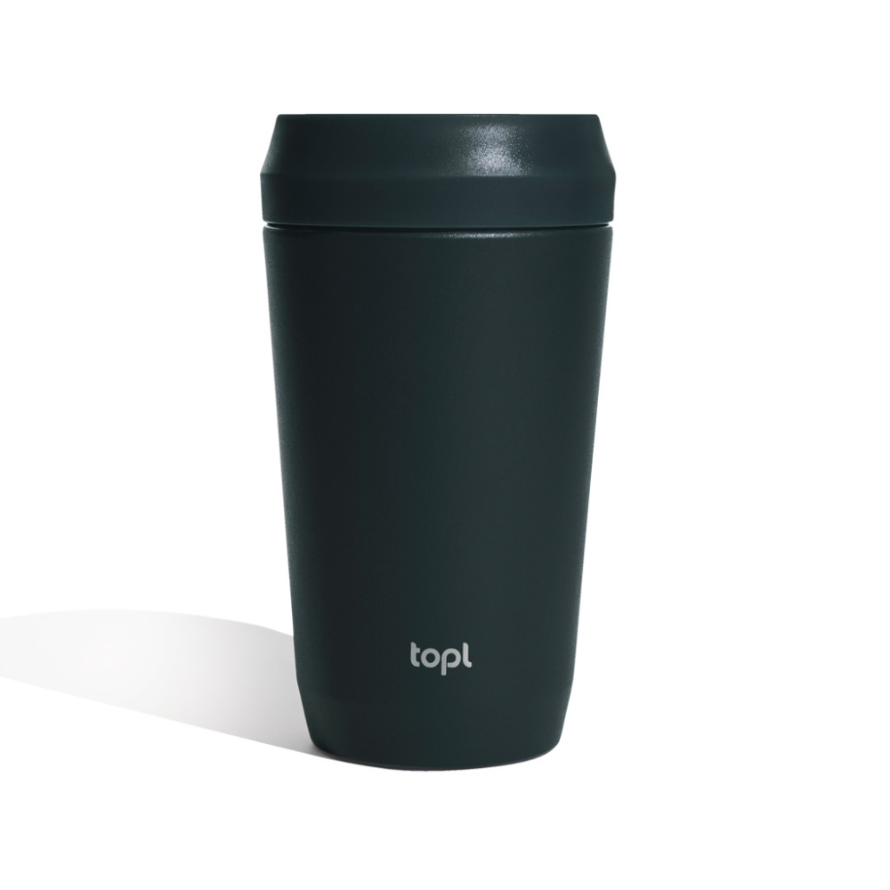 Logo trade mainostuote kuva: Topl Recycled Steel To Go Tumbler Patented 360 Lid 354ml