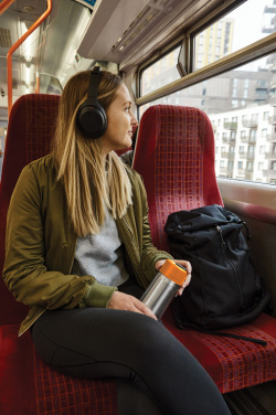 Logo trade liikelahja mainoslahja tuotekuva: Musta+Blum-eristetty matkamuki ruostumatonta terästä