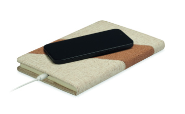 Logo trade liikelahjat mainoslahjat kuva: A5-muistikirja/ 15 W laturi