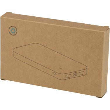 Logo trade mainostuotet tuotekuva: Intan 10 000 mAh:n ja 10 W:n varavirtalähde kierrätetystä muovista