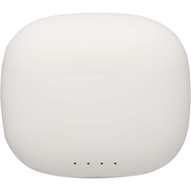 Logotrade mainostuote tuotekuva: Alterf kierrätysmuovista valmistetut langattomat True Wireless Bluetooth® -kuulokkeet silikonisilla korvasovittimilla