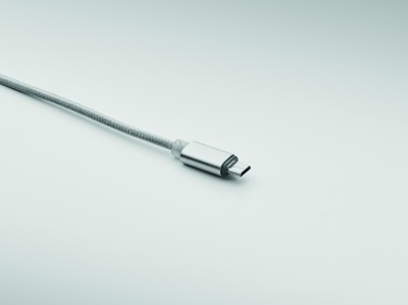 Logotrade verslo dovanos nuotrauka: 2 viename ilgas įkrovimo laidas