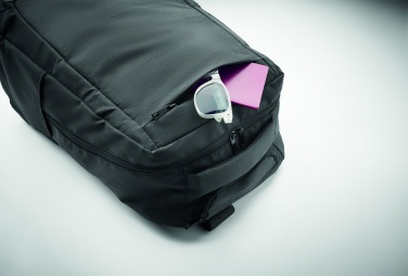 Logotrade reklaminės dovanos nuotrauka: Nešiojama kuprinė su ratukais, pagaminta iš 600D RPET poliesterio.