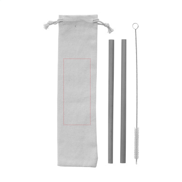 Logotrade verslo dovanos nuotrauka: EKO Bamboe Straw Komplektas bambuko šiaudeliai