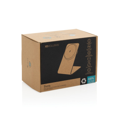 Logotrade verslo dovanos nuotrauka: Terra aliuminio 15 W magnetinis belaidis telefono įkrovimo stovas