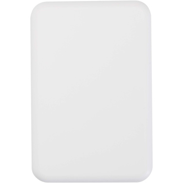 Logotrade reklaminiai produktai nuotrauka: „Acrab“ 5000 mAh 15 W magnetinė belaidė išorinė baterija su 20 W PD – pagaminta iš perdirbto plastiko